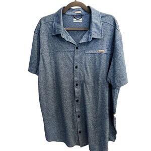 Columbia Blue Polo Shirt Men's Size XL Extra Large
